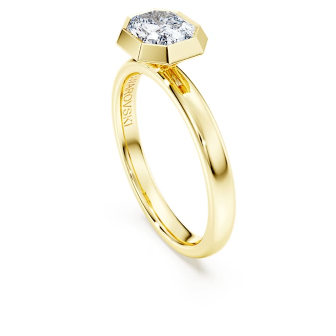 Eternity bezel ring Lab-grown diamonds 1.0 ct tw, Octagon shape, 14K yellow gold
