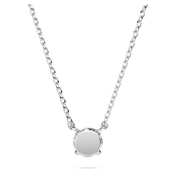 Eternity pendant Lab-grown diamonds 0.5 ct tw, Round shape, Sterling silver
