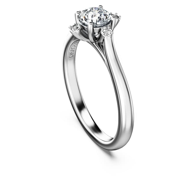Galaxy ring Lab-grown diamonds 0.5 ct tw, Round shape, 14K white gold