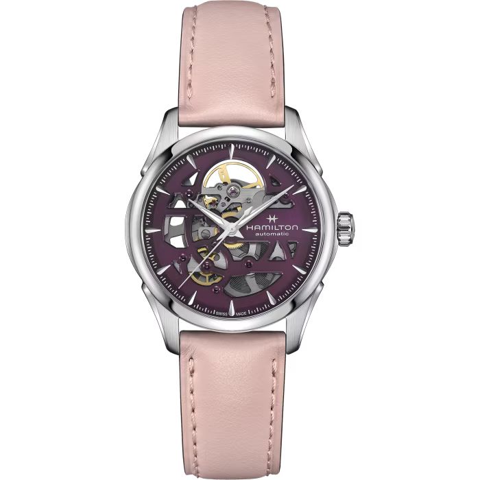 JAZZMASTER SKELETON LADY AUTO – Monica Jewelers display picture 1
