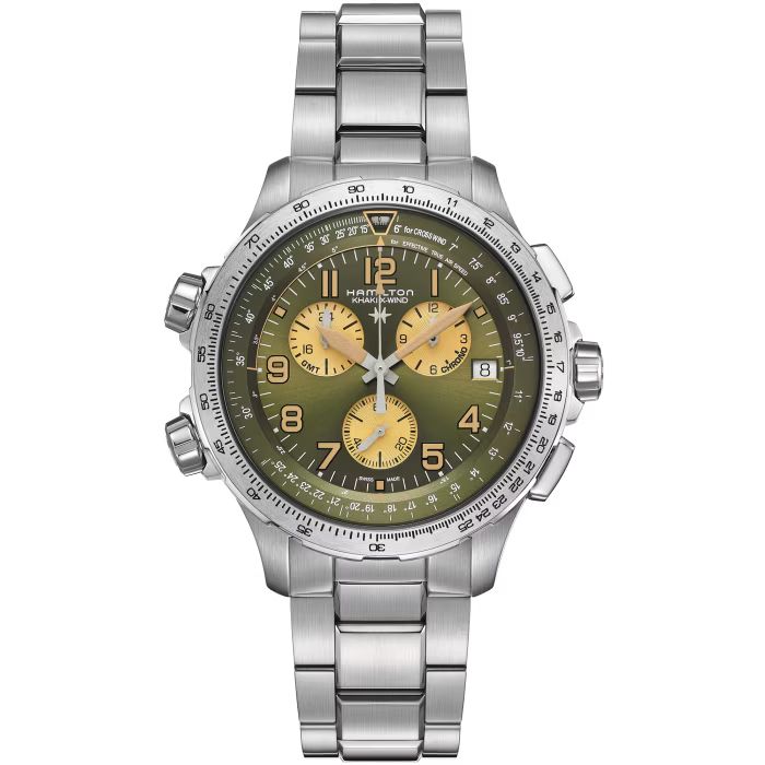 KHAKI AVIATION X-WIND GMT CHRONO QUARTZ – Monica Jewelers