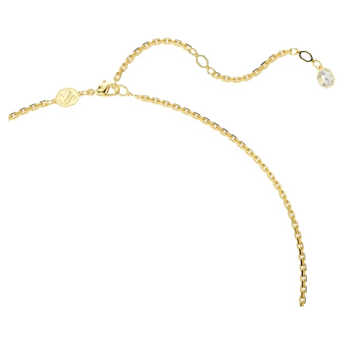 Idyllia pendant and brooch Mixed cuts, Pavé, Butterfly, Multicolored, Gold-tone plated