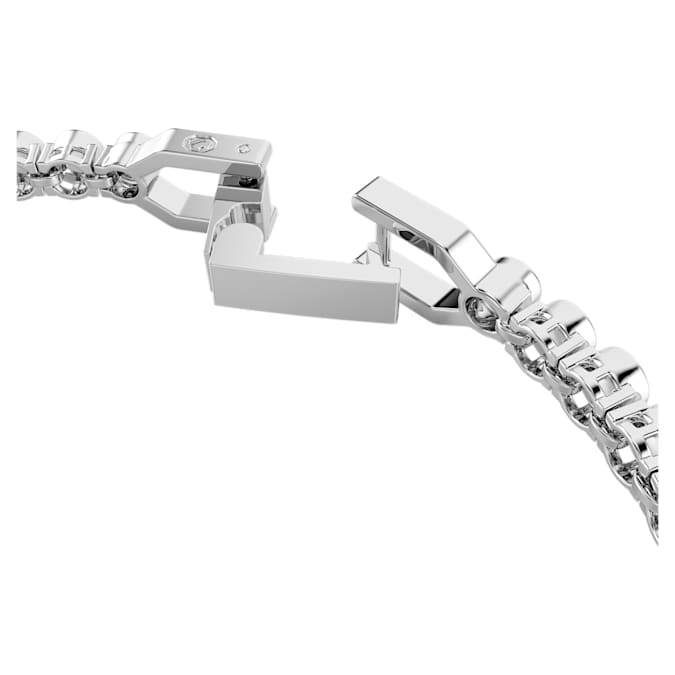 Imber Emily Tennis bracelet Round cut, White, Rhodium plated