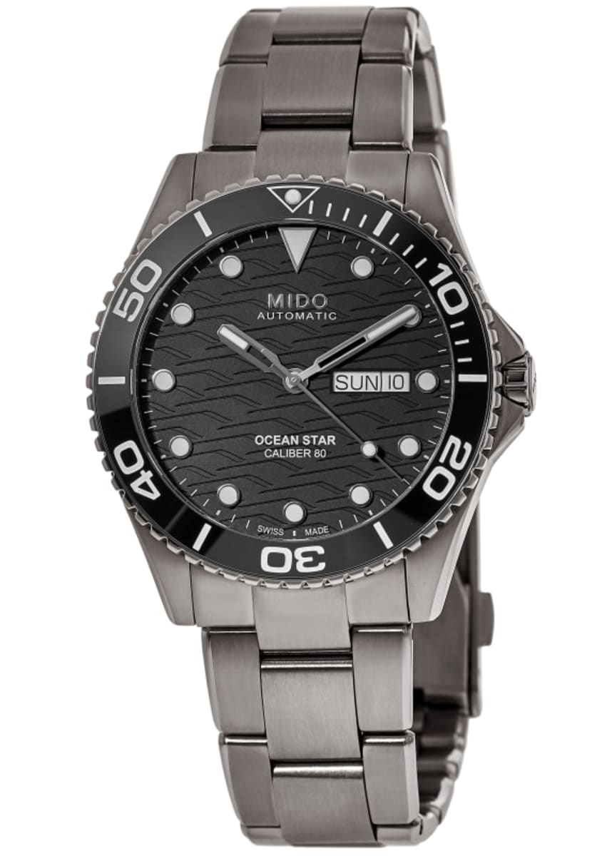 Mido Ocean Star 200C Black Dial Titanium