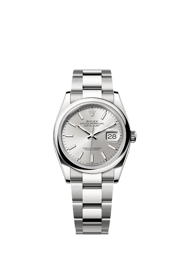 Rolex Datejust 36 Silver Dial Stainless Steel Oyster Bracelet 126200