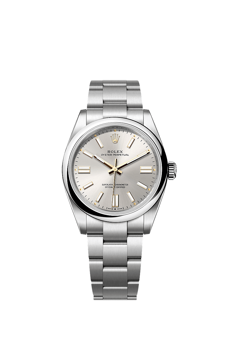 Rolex Oyster Perpetual 41mm Silver Dial Stainless Steel Oyster Bracelet 134300