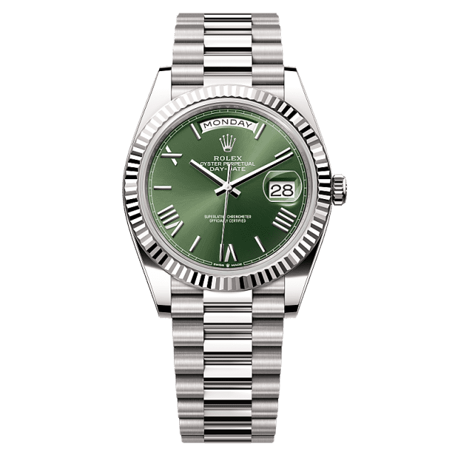 Rolex Day-Date 40mm White Dial White Gold 228239