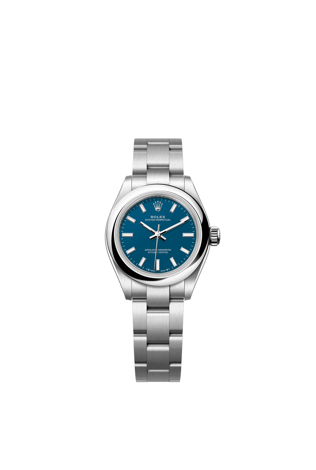 Rolex Oyster Perpetual 28mm Blue Dial Stainless Steel Oyster Bracelet 276200