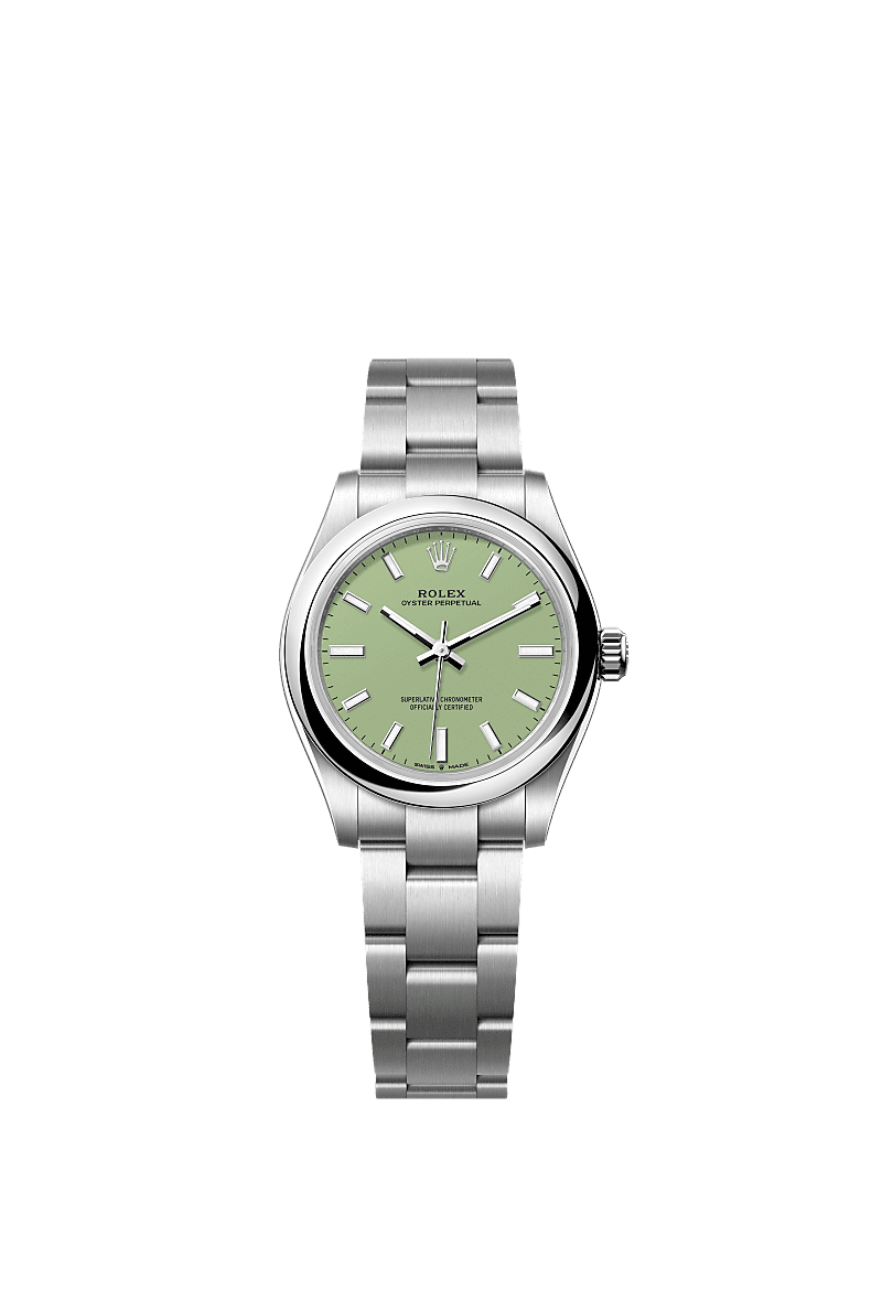 Rolex Oyster Perpetual 31mm Green Dial Stainless Steel Oyster Bracelet 276200