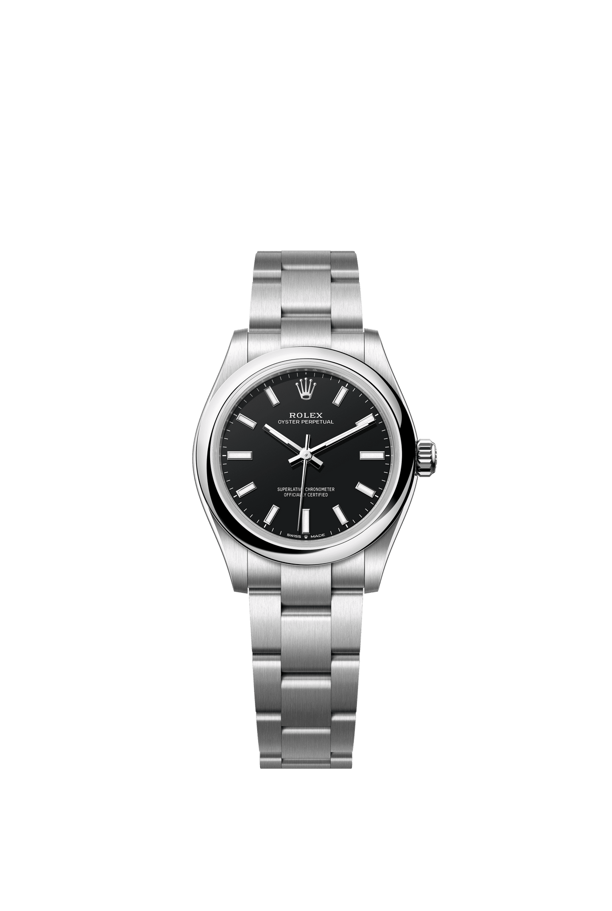 Rolex Oyster Perpetual 31mm Black Dial Stainless Steel Oyster Bracelet 277200