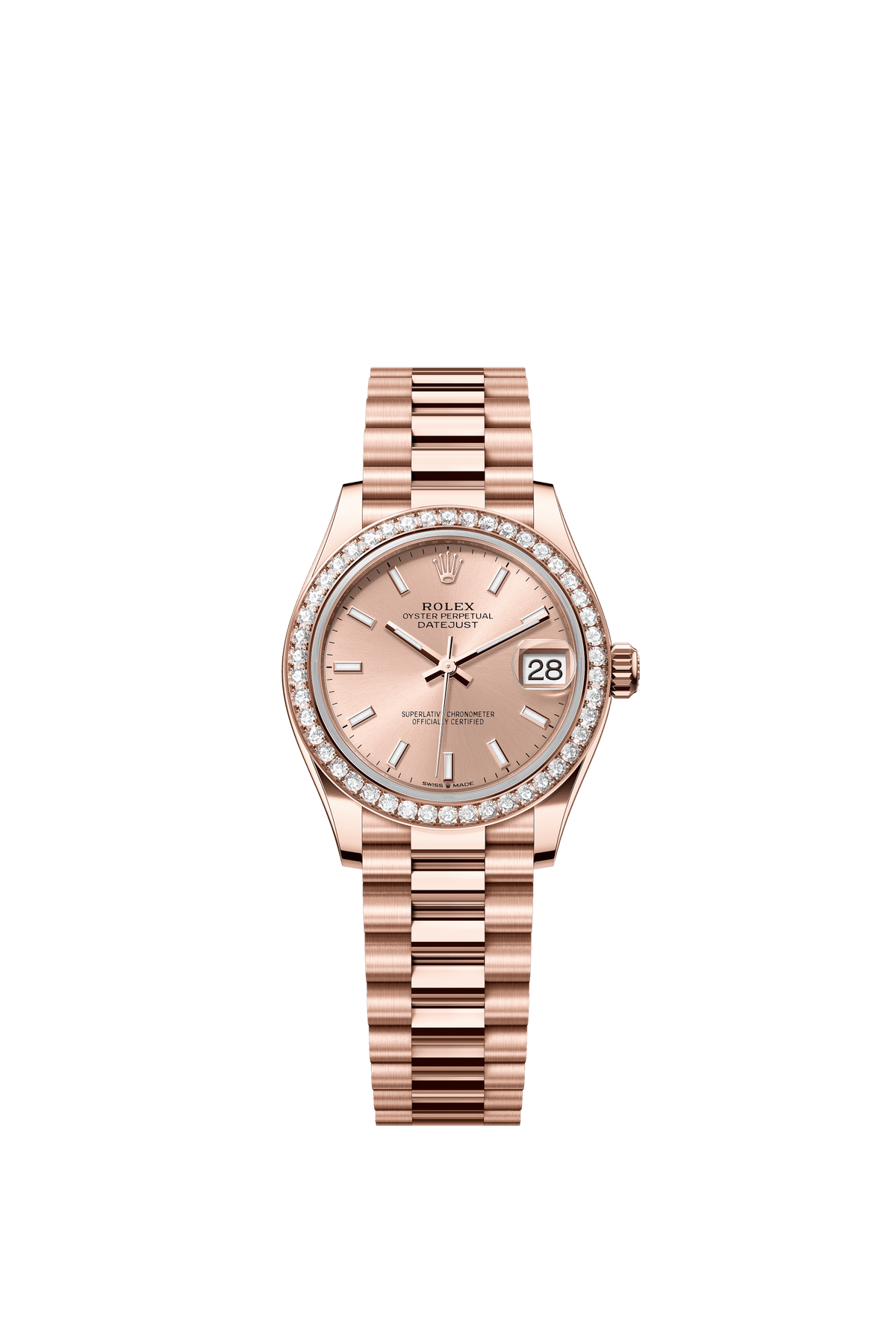 Rolex Datejust 31 Rose Dial Everose Gold 278285RBR