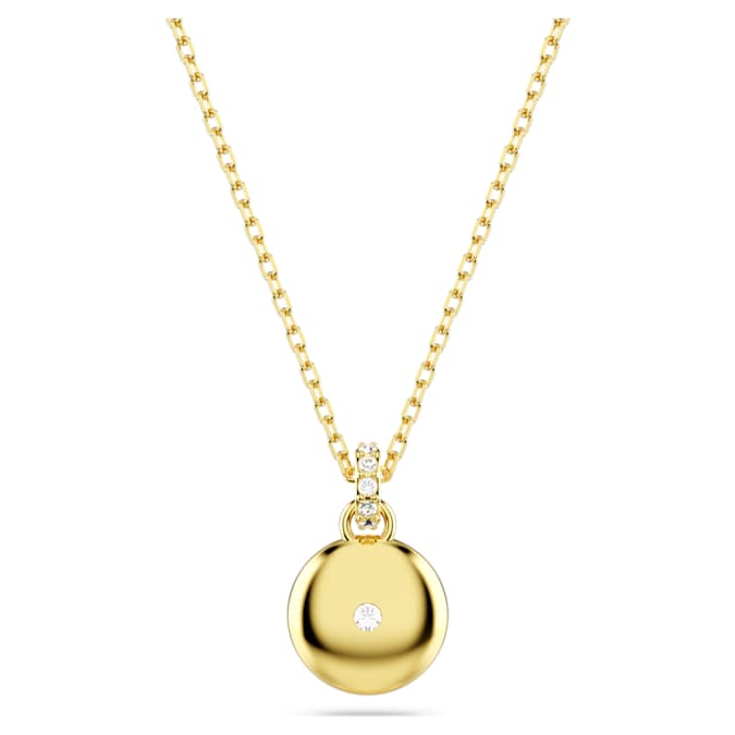 Meteora pendant White, Gold-tone plated