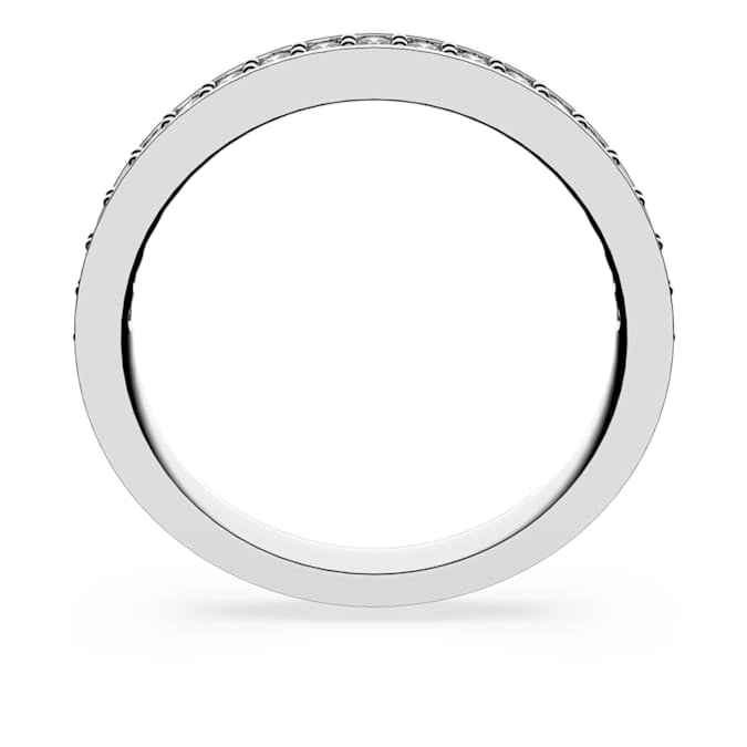 Rare ring White, Rhodium plated