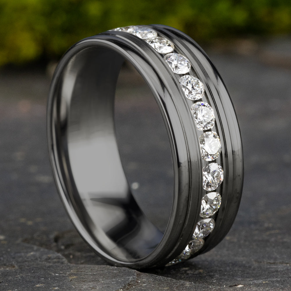 THE ROOSEVELT 6mm Tantalum Grey Benchmark men's wedding band