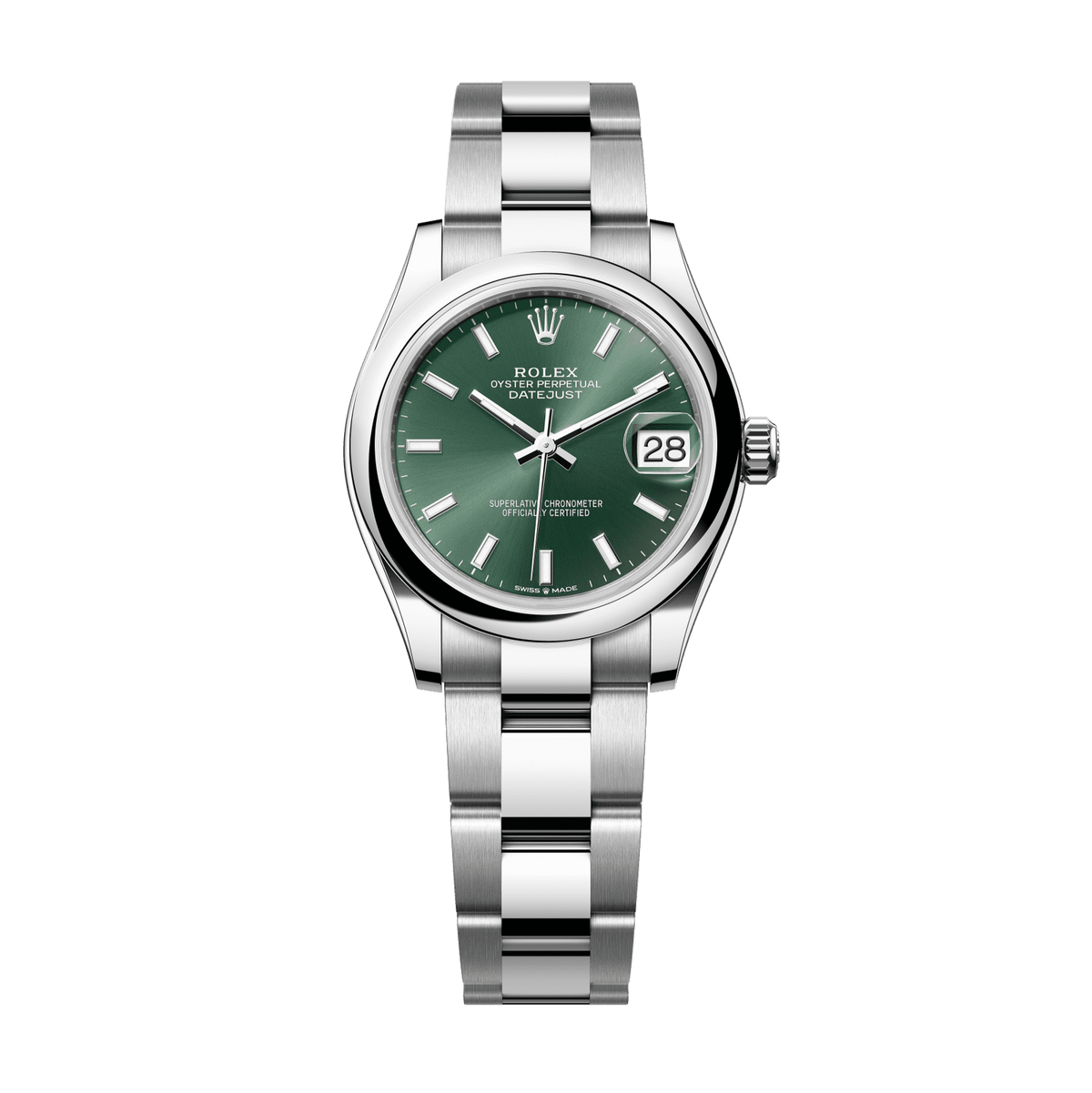 Rolex Datejust 31 Green Dial Stainless Steel Oyster Bracelet 278240