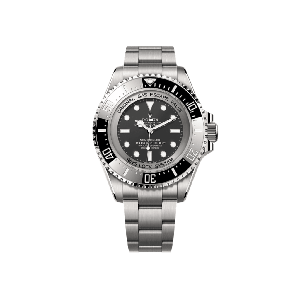 Rolex Deepsea Black Dial Stainless Steel Oyster Bracelet 126067