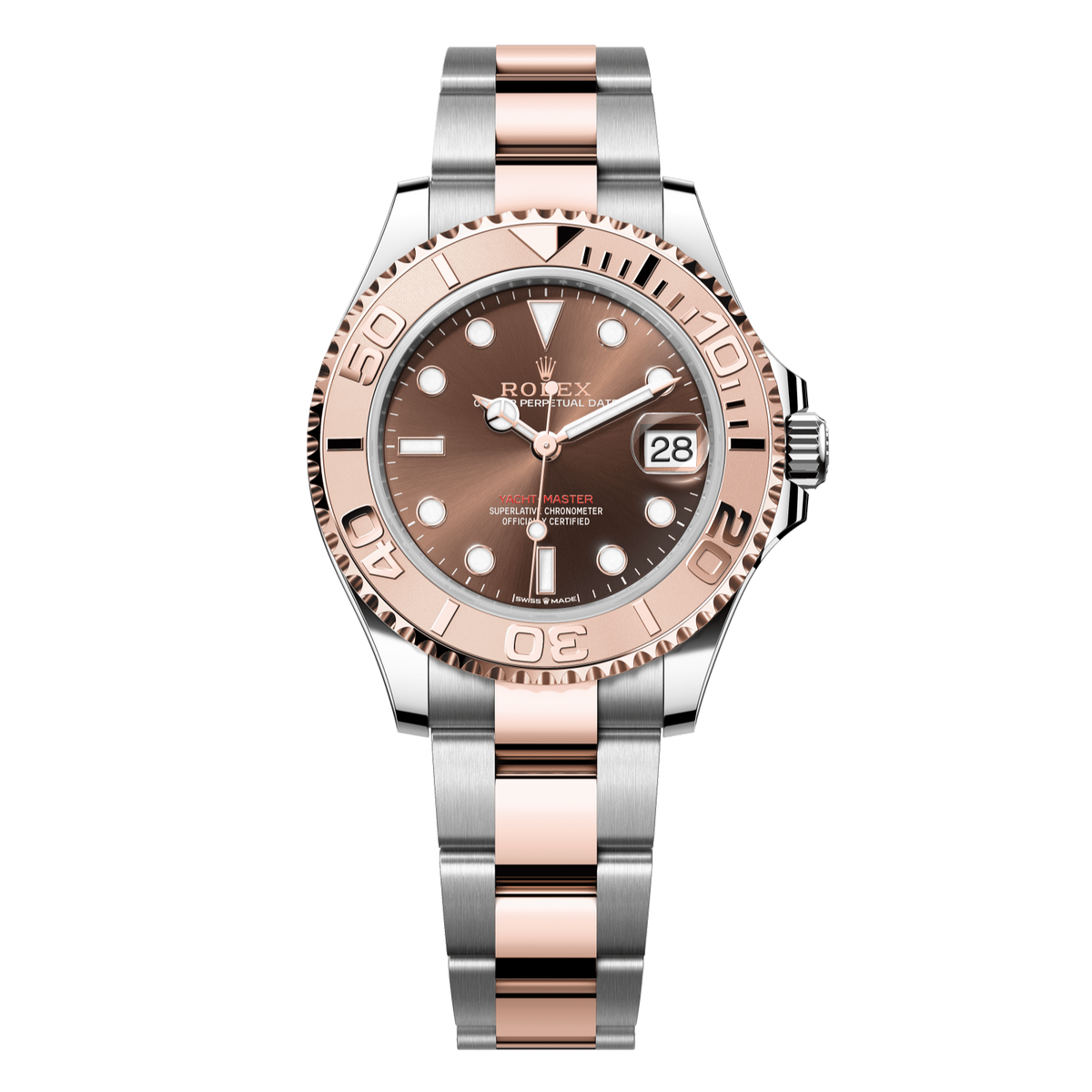 Rolex Yacht-Master Rose Dial Everose/Steel Oyster Bracelet 268621