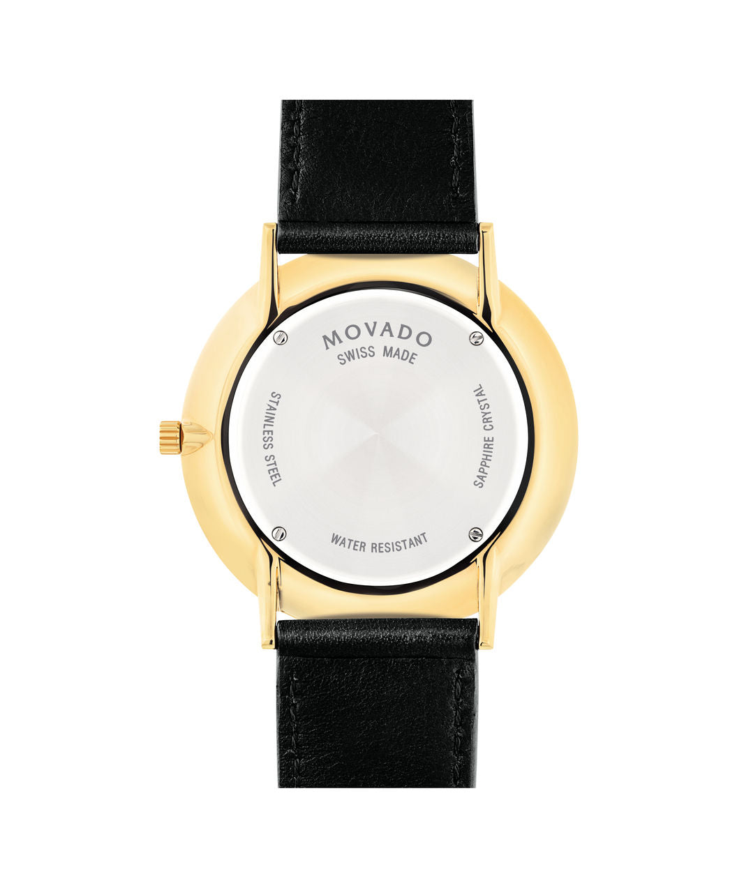 Movado Ultra Slim Men's 40mm 0607087 Gold Tone on Leather Strap