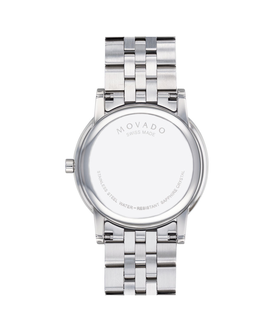 Movado Museum Classic Mens Stainless Steel 0607201 Diamond Dial