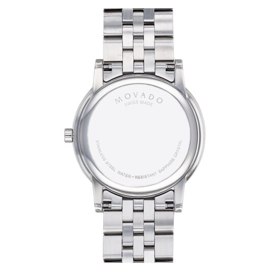 Movado Museum Classic Men's 40mm Diamond and Stainless Steel 0607201
