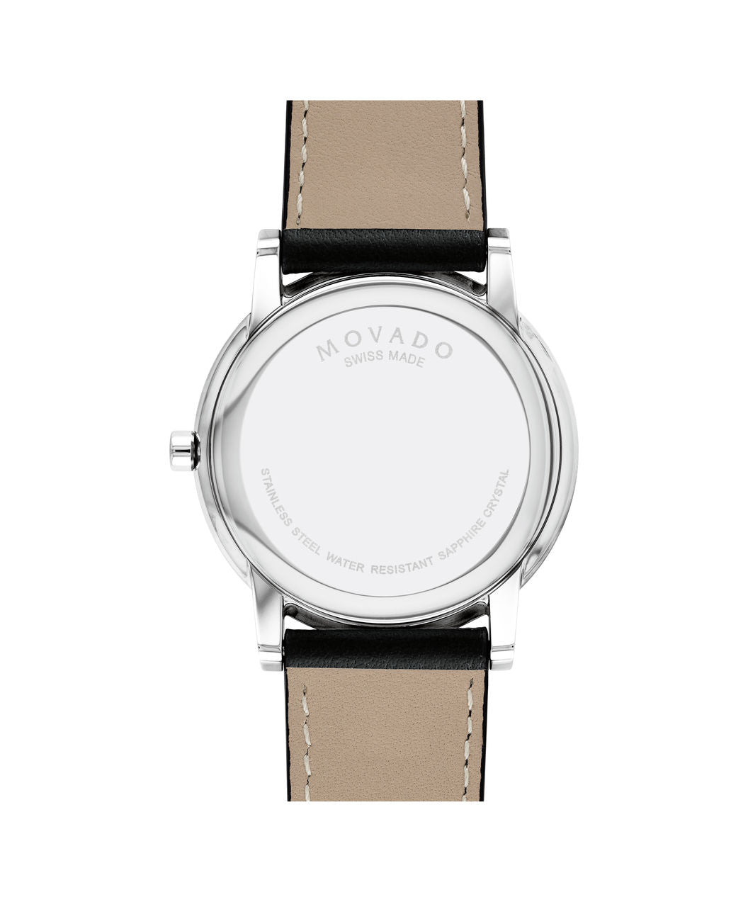 Movado Museum Men's 40mm 0607269 Stainless Steel on Leather Strap
