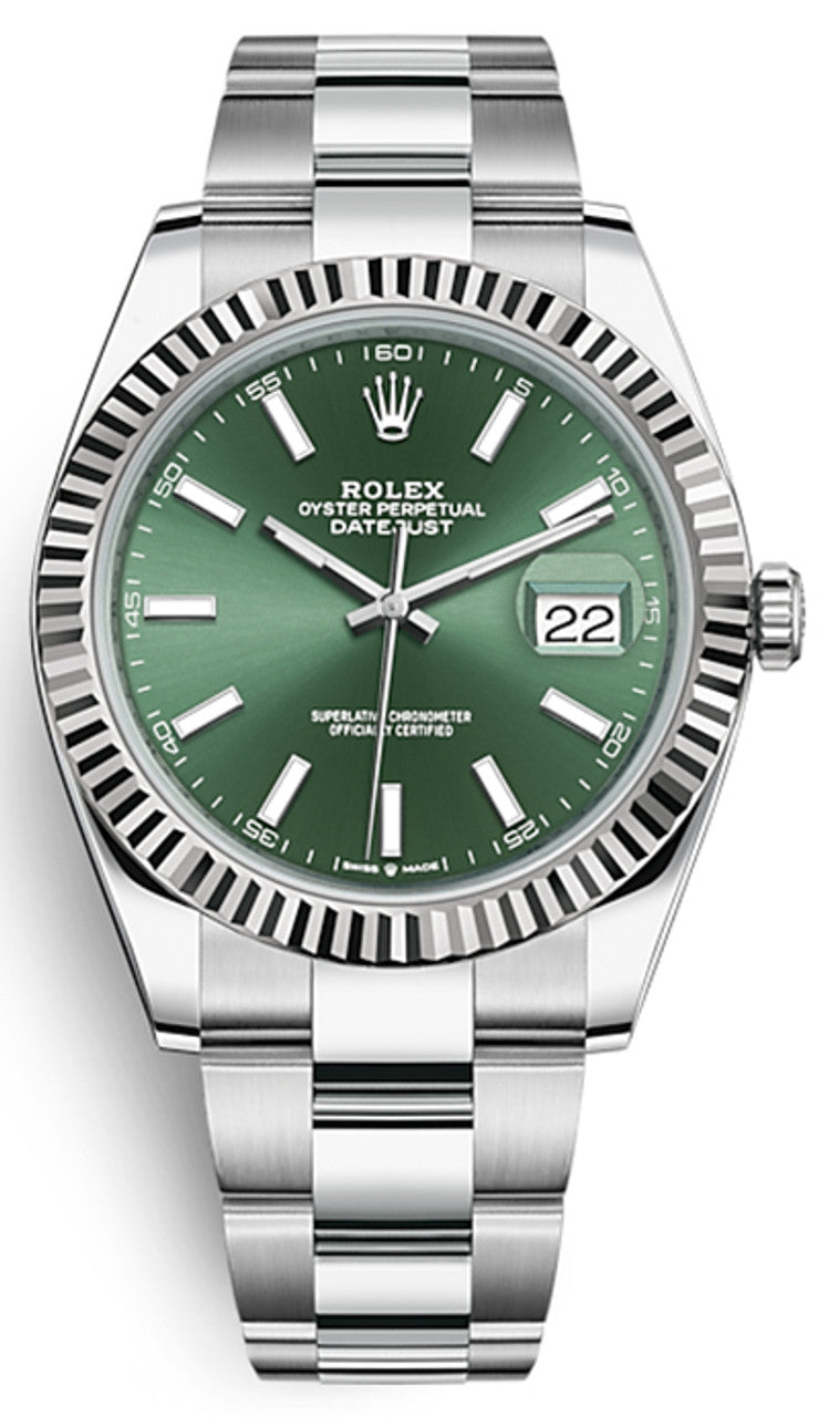 Rolex Datejust 41mm Stainless Steel 126334 GXO Green