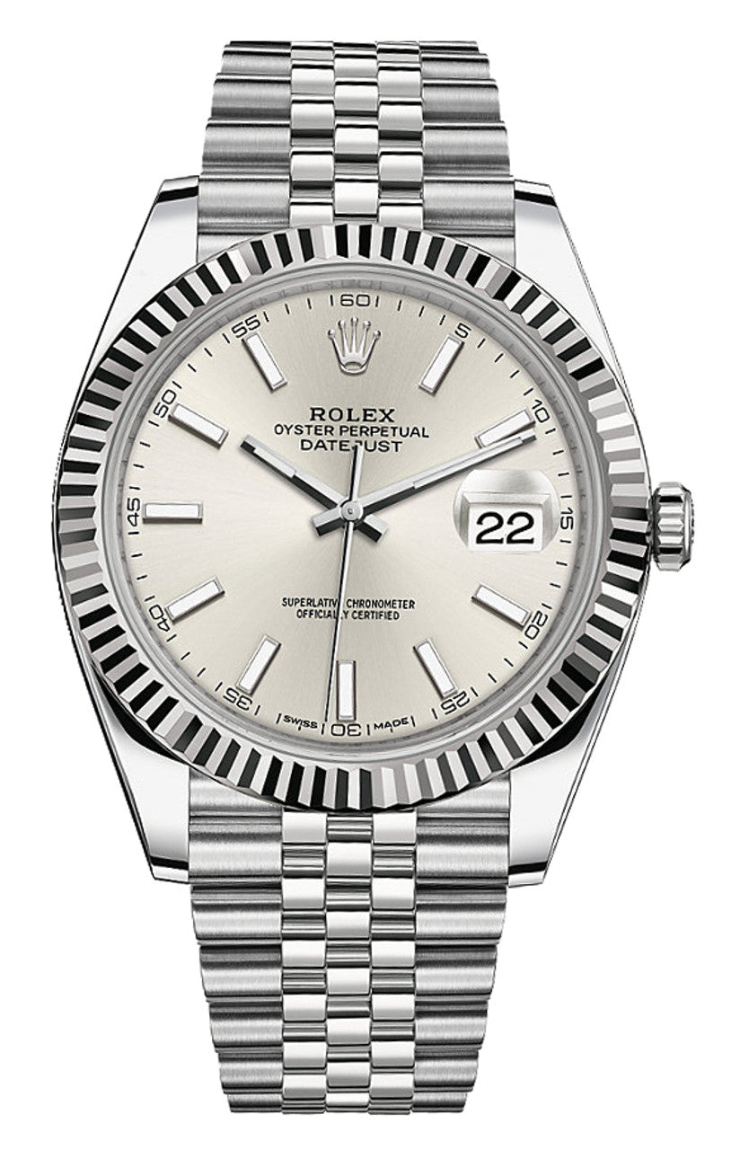 Rolex Datejust 41mm Stainless Steel 126334 SXJ Silver