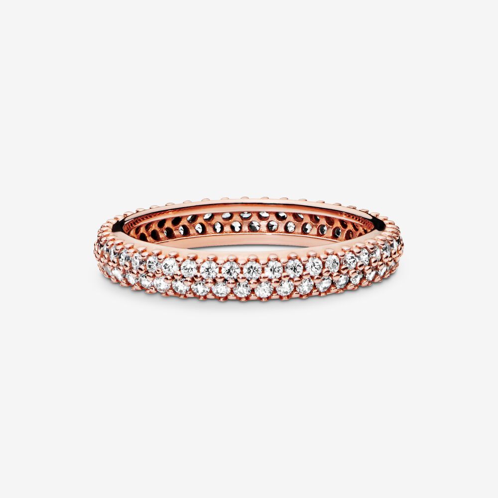 Elegant Pavé Band Ring