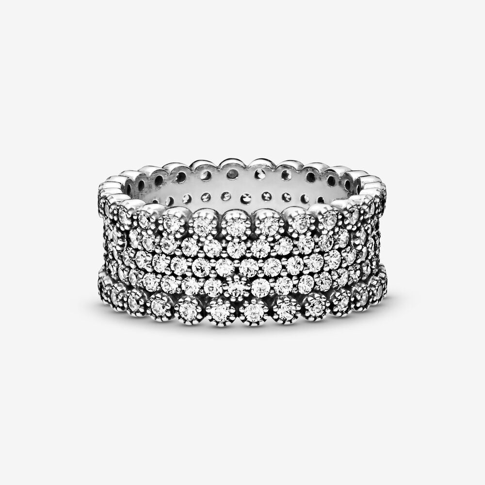 Sparkling Pavé Band Ring