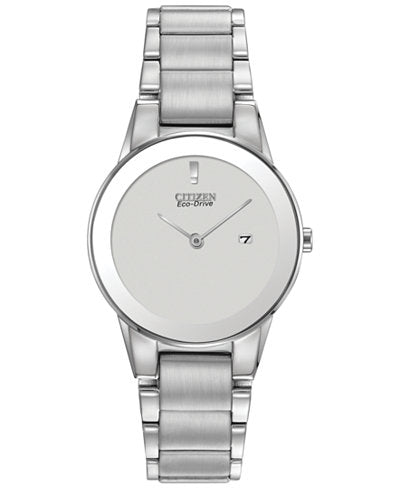 Citizen Women's Eco-Drive Stainless Steel Bracelet Watch 30mm GA1050-51A