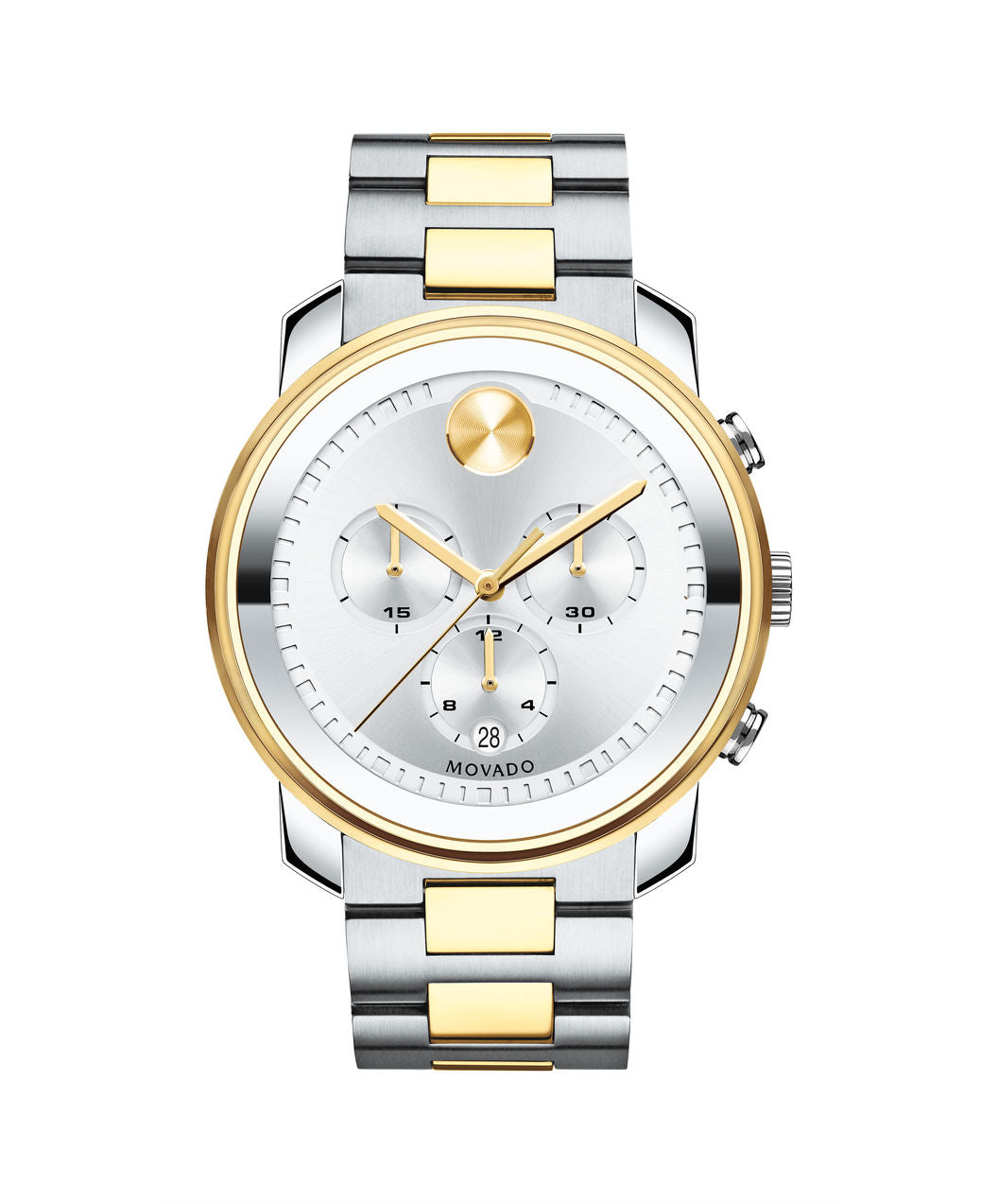 Movado Bold Stainless steel two tone gold 44mm 3600432