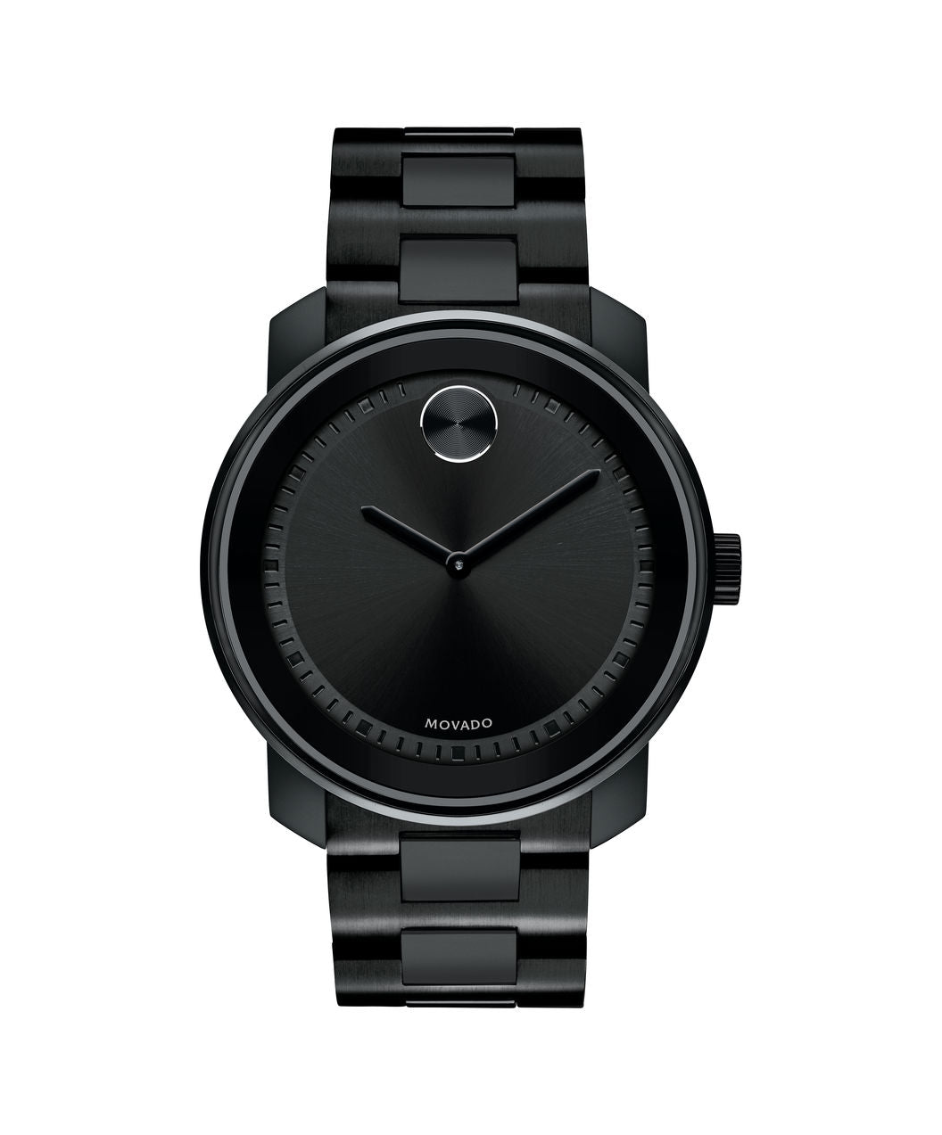 Movado Bold Stainless Steel Black tone 3600471 42.5mm