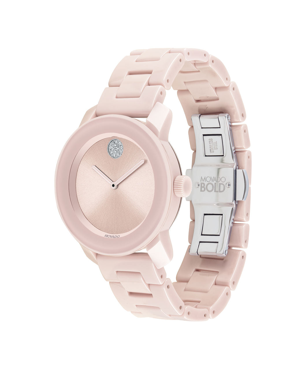 Movado Women's Bold Pink Ceramic 3600536