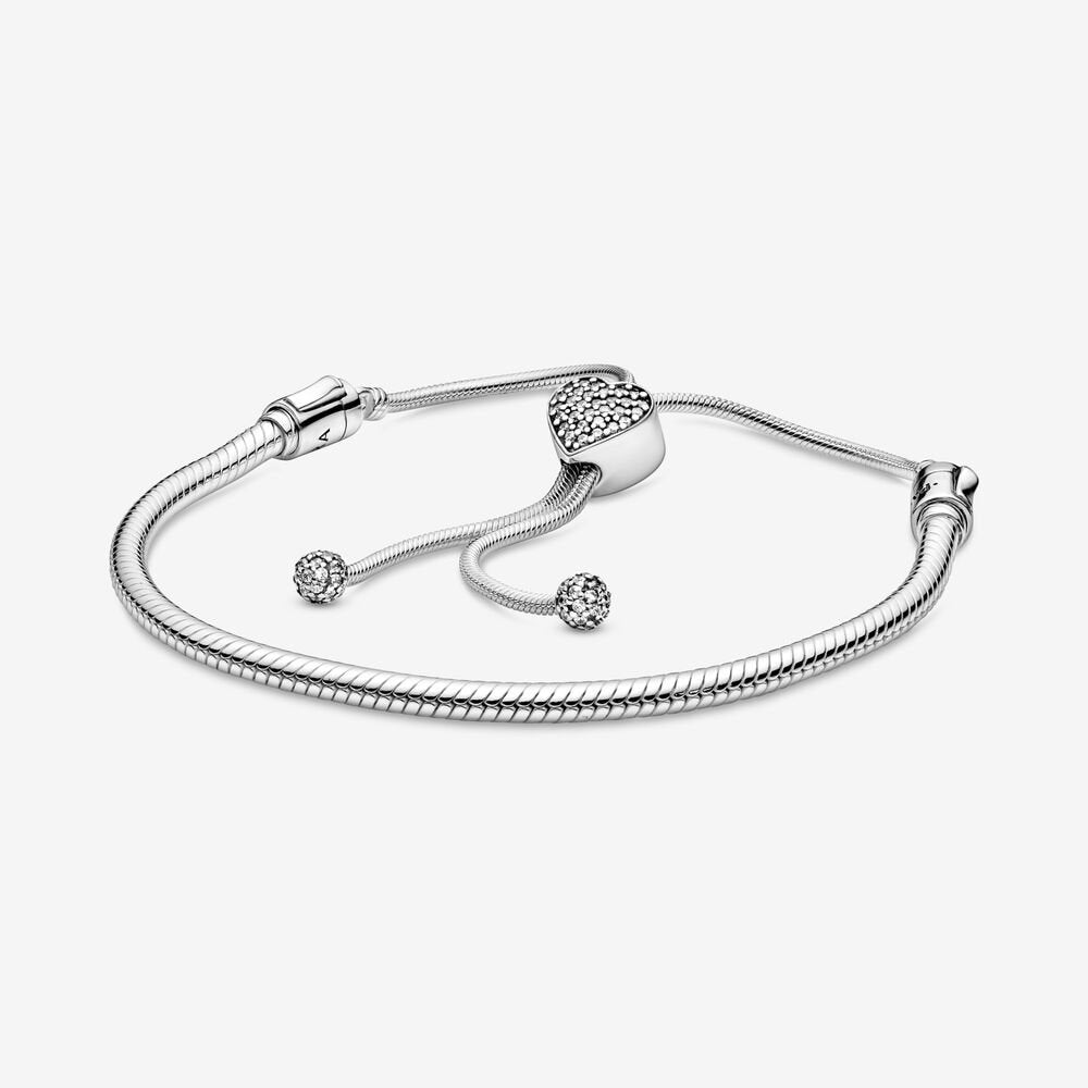 Pandora Moments Snake Chain Slider Bracelet