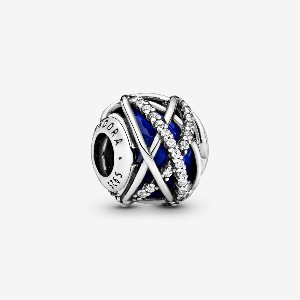 Blue Galaxy Charm