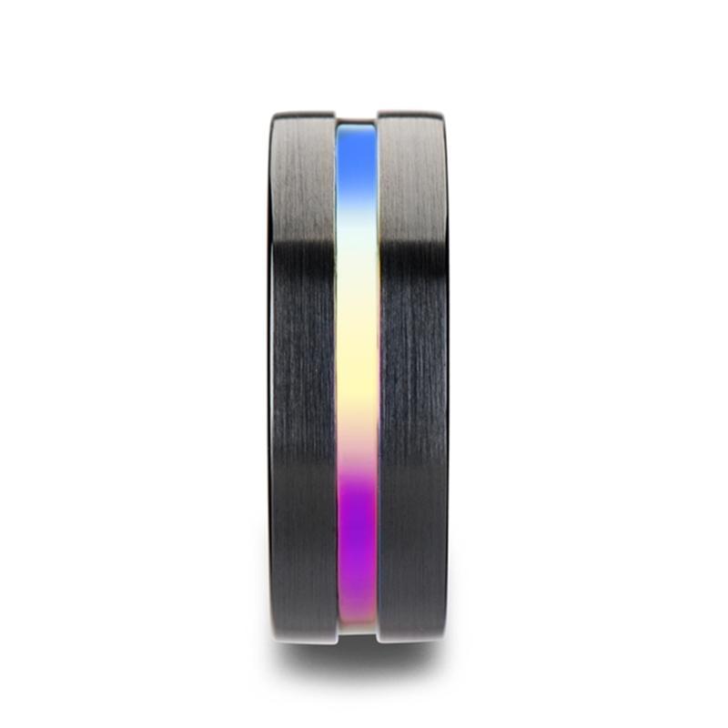 BRAVE Rainbow Groove with Flat Black Ceramic Ring