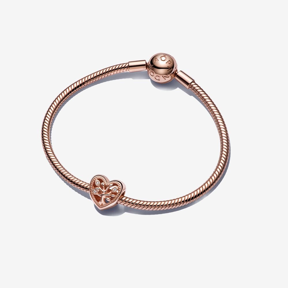Family Tree Heart Bracelet Gift Set