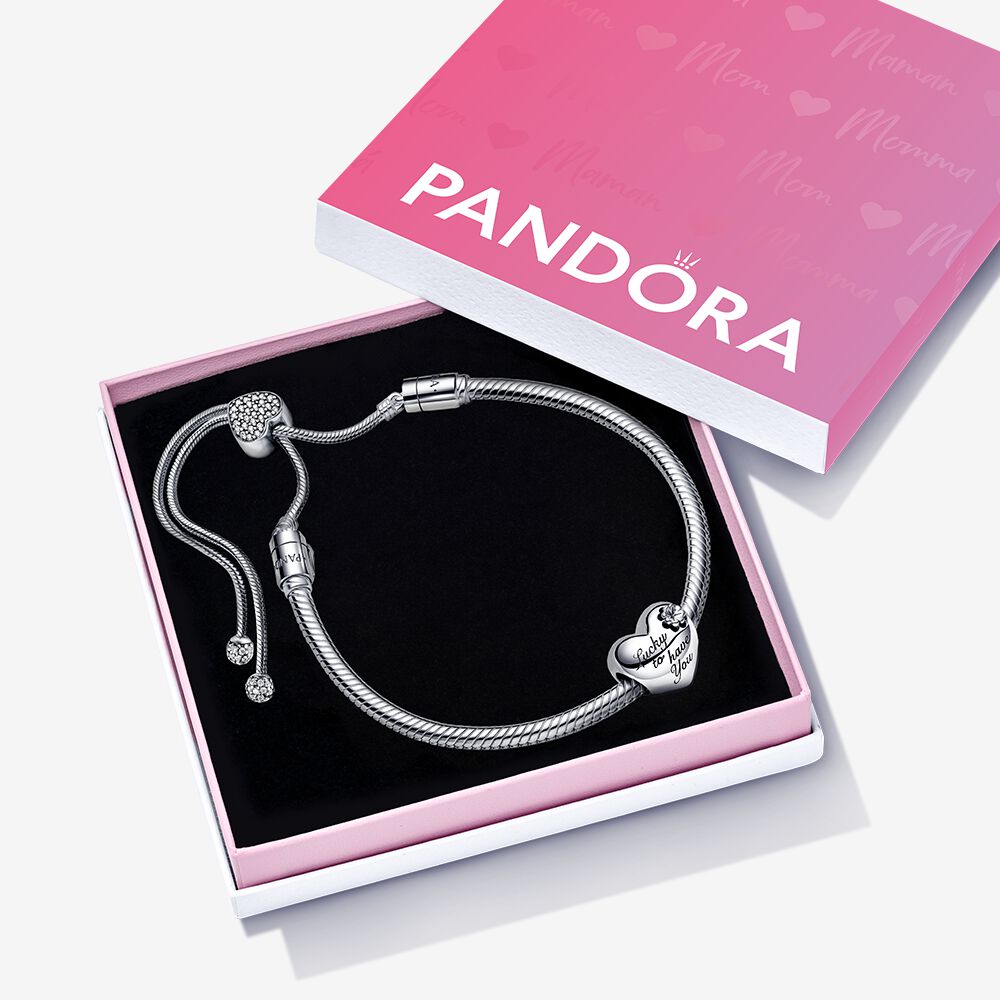 Heart & Clover Bracelet Gift Set