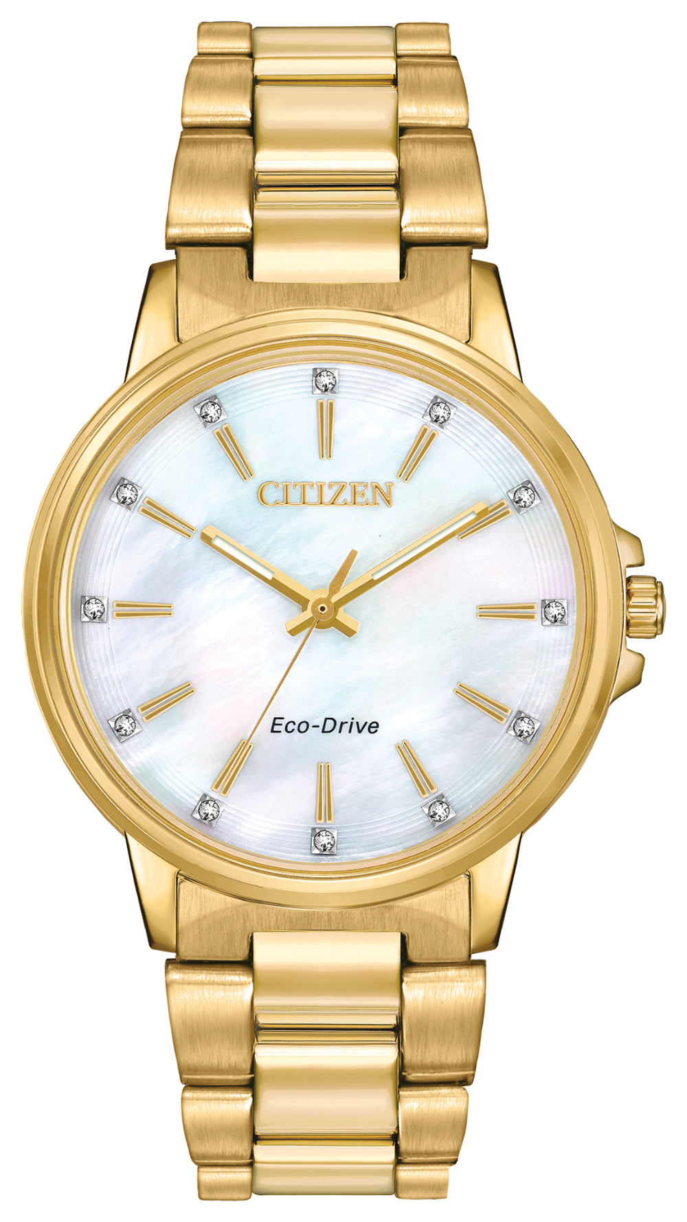 Citizen Women's Eco-Drive Stainless Gold tone FE7032-51D Chandler