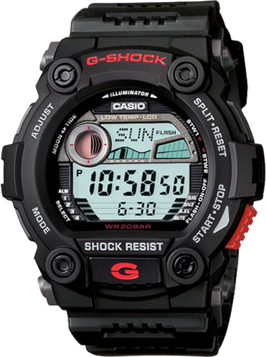 Casio Men's G-Shock Rescue Digital Sport Black Resin Watch G7900-1 Casio Men's G-Shock Rescue Digital Sport Black Resin Watch G7900-1