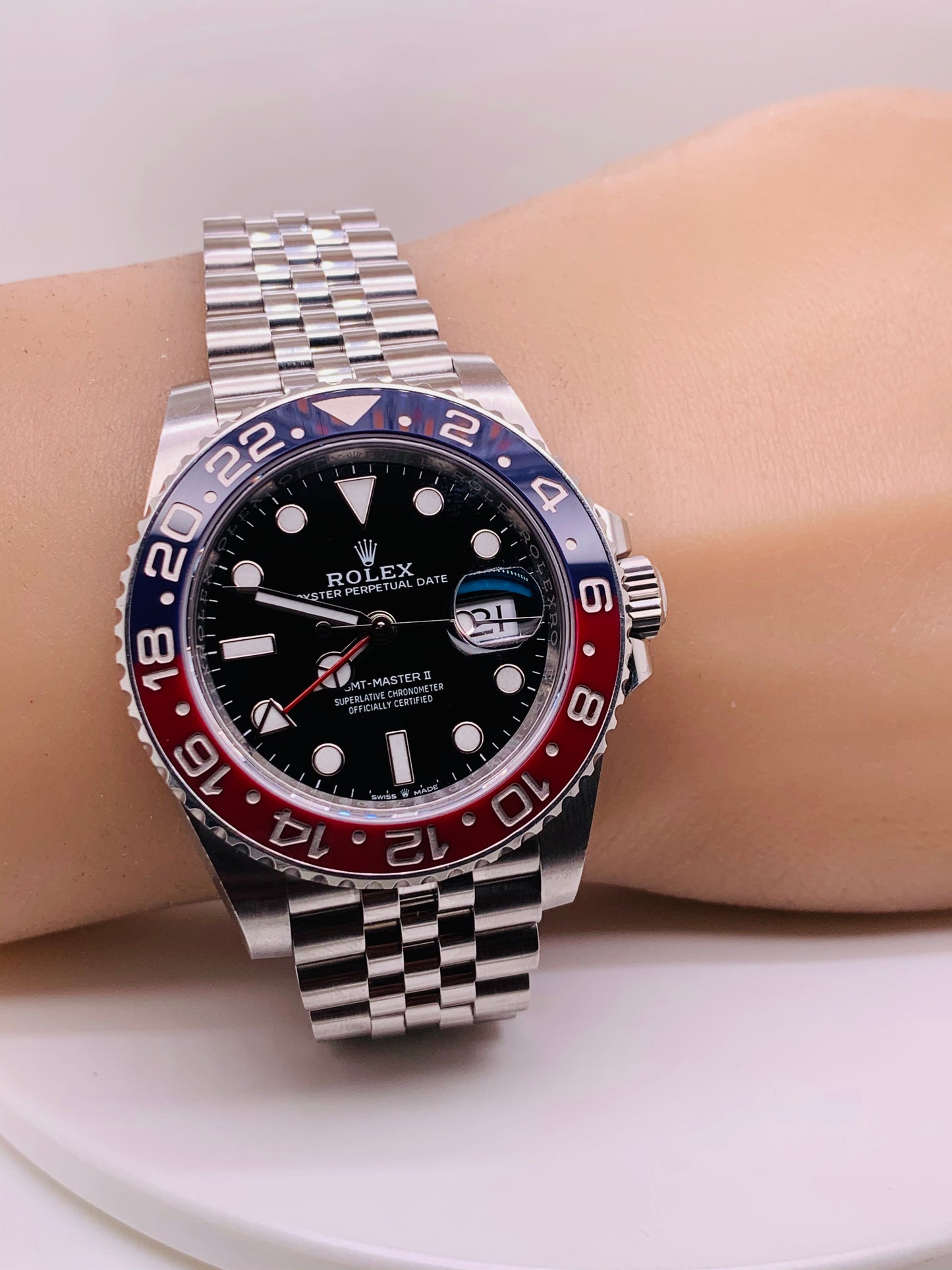 Rolex GMT Master II Pepsi 40mm Mens Watch 126710BLRO