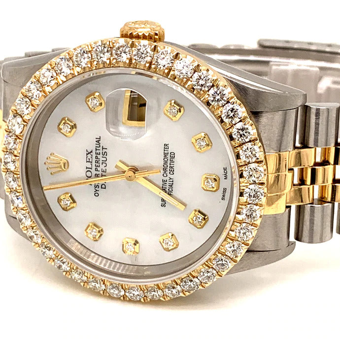 Womens Rolex Datejust Watch 16233 Two Tone, 36Mm