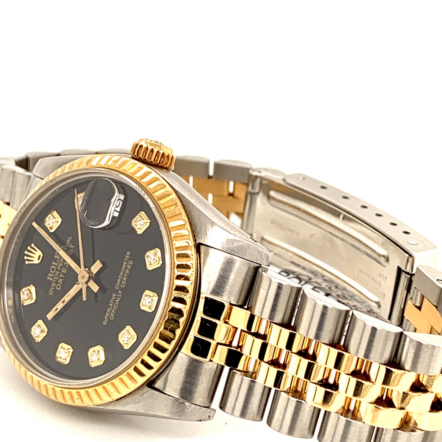 Rolex Datejust Mid size 31mm Black Diamond dial 68273