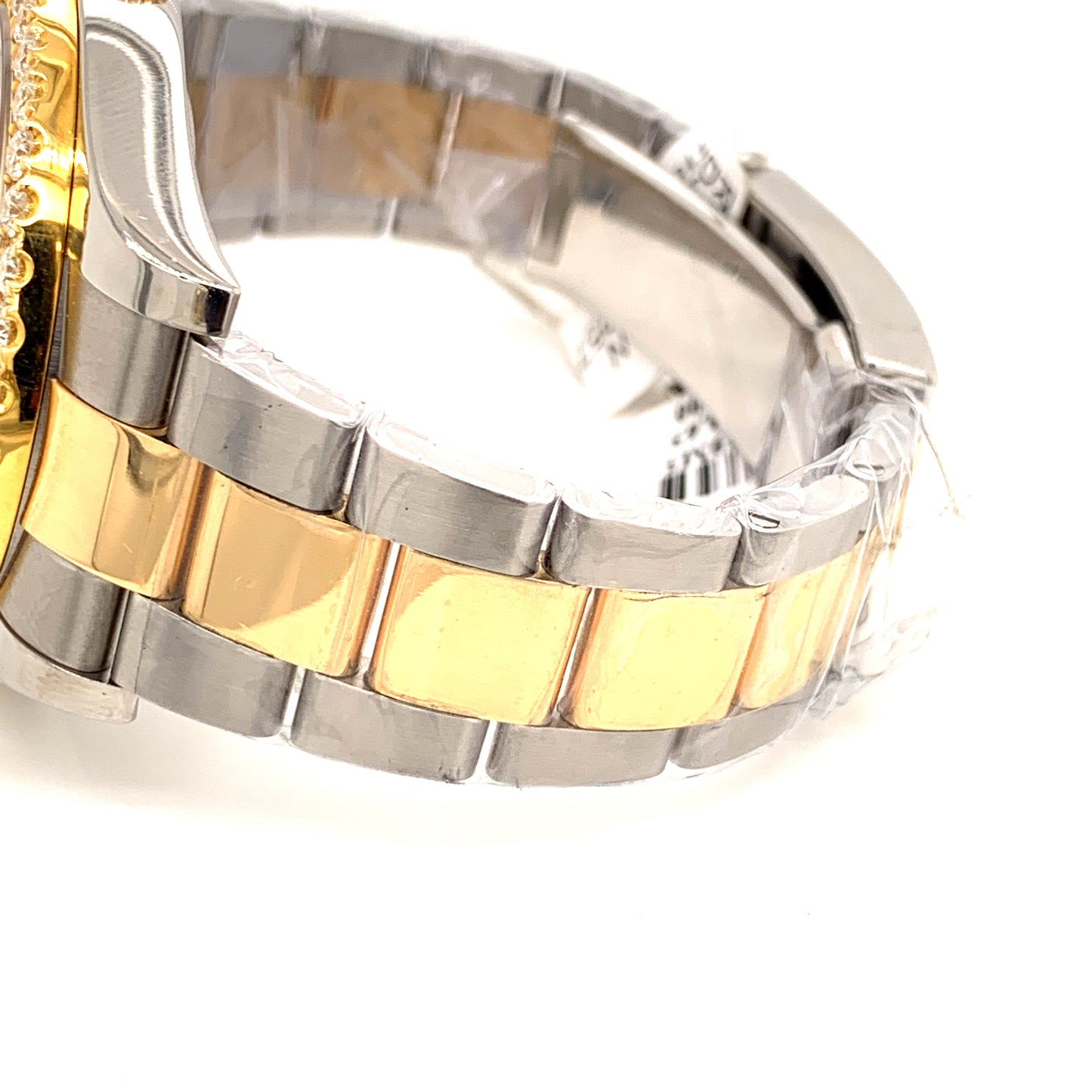 Rolex 116333 Datejust II 18k Stainless Steel 41mm Blue Roman Diamond dial with Diamond Bezel