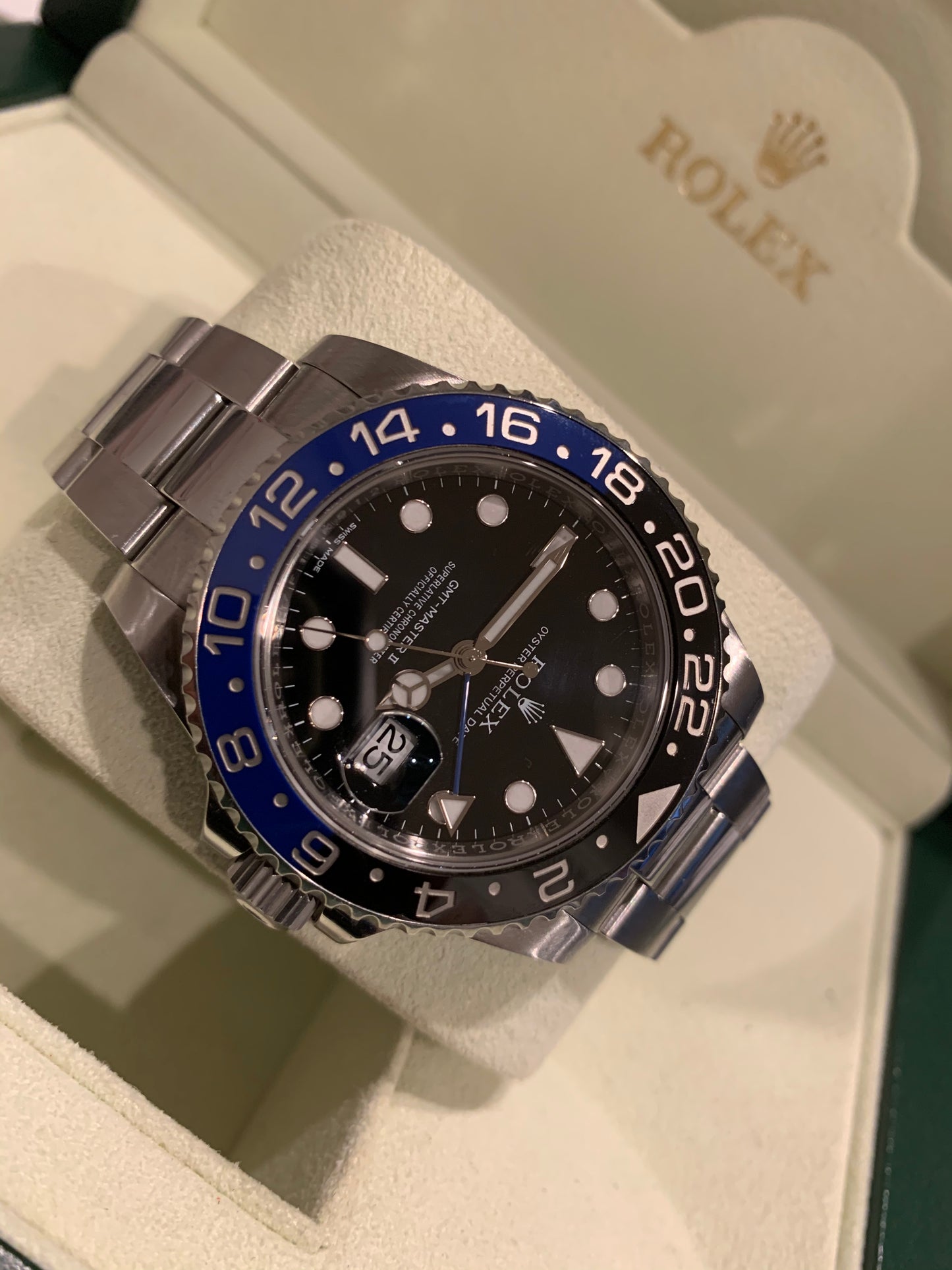 Rolex GMT Master II BLNR Batman