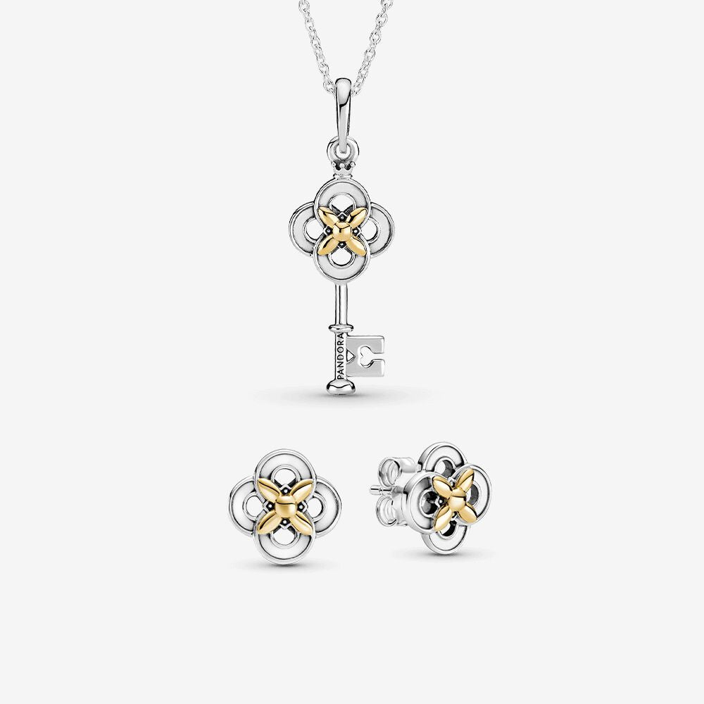 Regal Marquise Necklace and Earrings Set