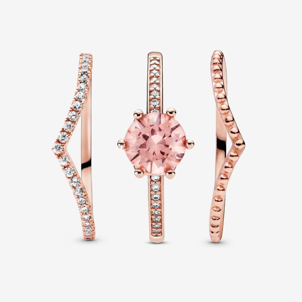 Rose All Day Stacking Ring Set