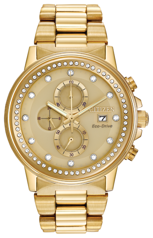 Citizen Night Hawk FB3002-53P  Gold dial stainless