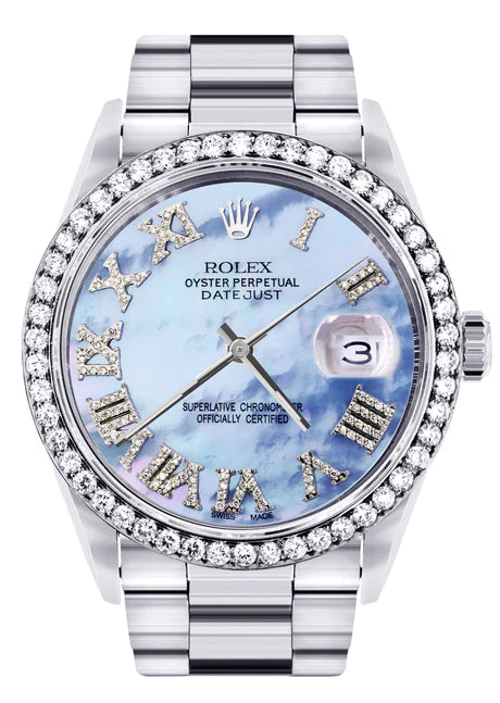 Rolex Datejust 36 Mother of Pearl Diamond Watch