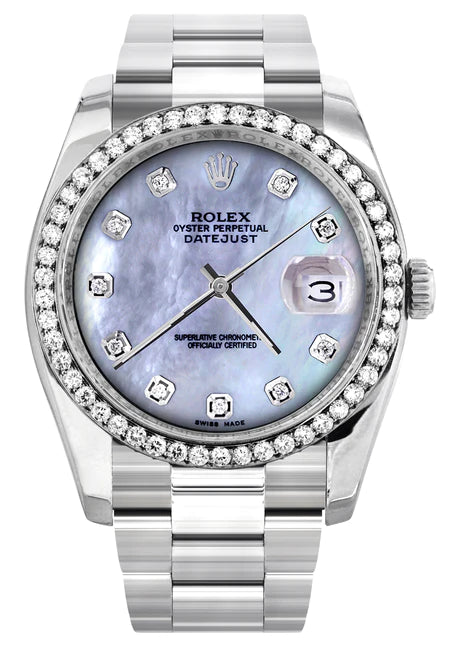 Rolex Datejust 36 Mother of Pearl Diamond Watch